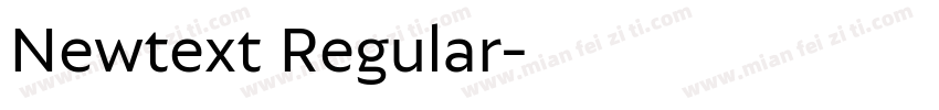 Newtext Regular字体转换